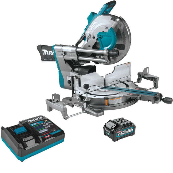 Makita 40V Max XGT 12 In. Dual-Bevel Sliding Compound Miter Saw Kit