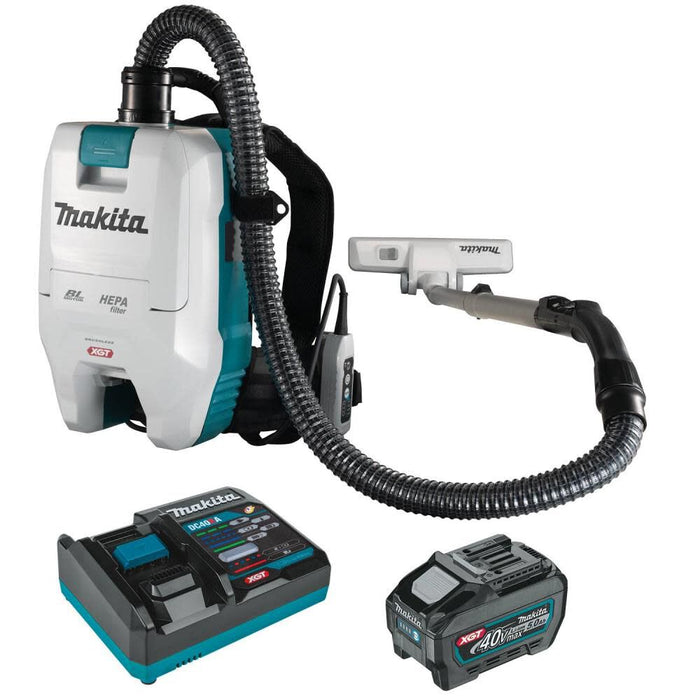 Makita GCV05T1X 40V MAX XGT️ 2 Quart HEPA Backpack Dry Vacuum Kit