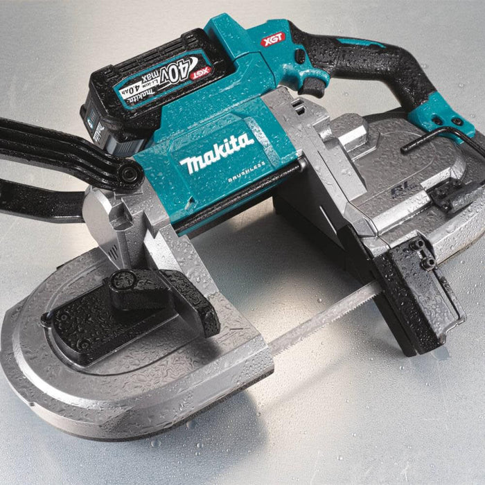 Makita 40V Max XGT Brushless Cordless Deep Cut Portable Band Saw Combo Kit (4.0Ah)