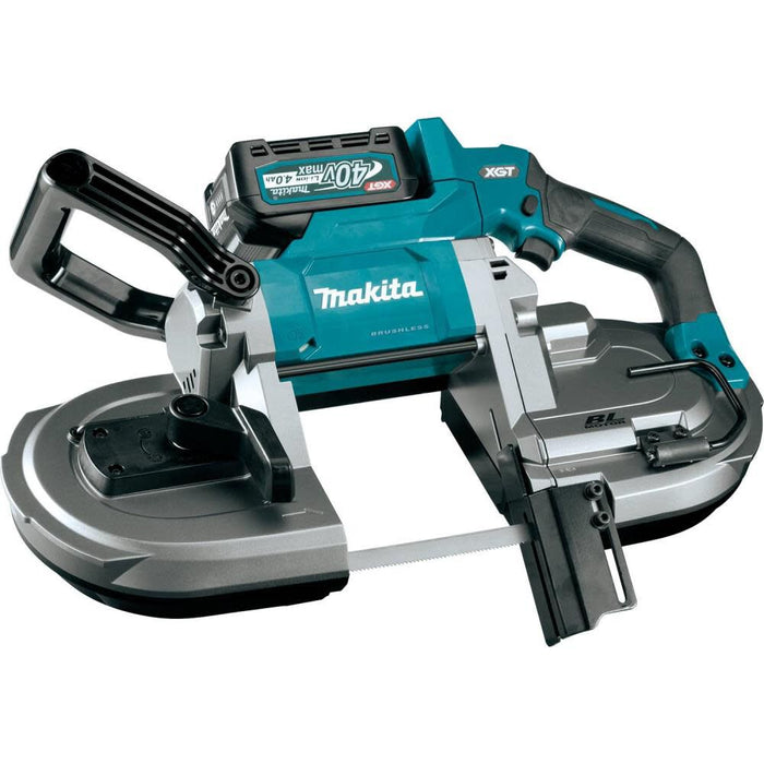 Makita 40V Max XGT Brushless Cordless Deep Cut Portable Band Saw Combo Kit (4.0Ah)