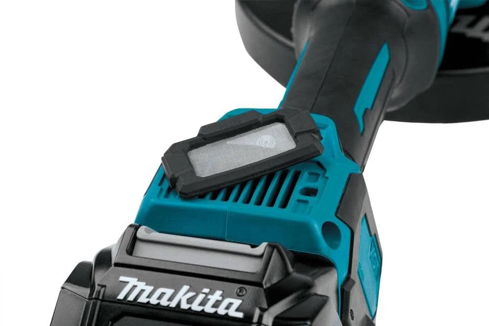 Makita 40 Max XGT Brushless Lithium-Ion 9 in. Cordless Paddle Switch Angle Grinder with Electric Brake and AWS (Bare Tool)