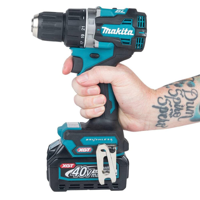 MAKITA 40V Max XGT Compact Brushless Cordless 1/2" Driver‑Drill Kit (2.5Ah)