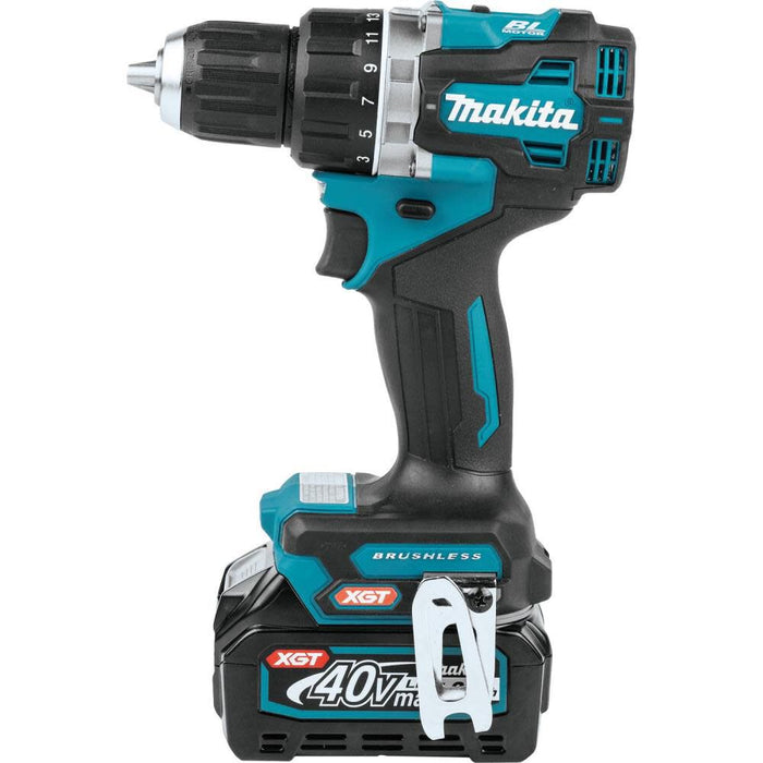 MAKITA 40V Max XGT Compact Brushless Cordless 1/2" Driver‑Drill Kit (2.5Ah)