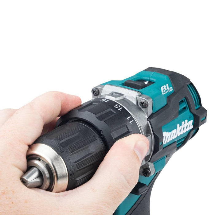 MAKITA 40V Max XGT Compact Brushless Cordless 1/2" Driver‑Drill Kit (2.5Ah)