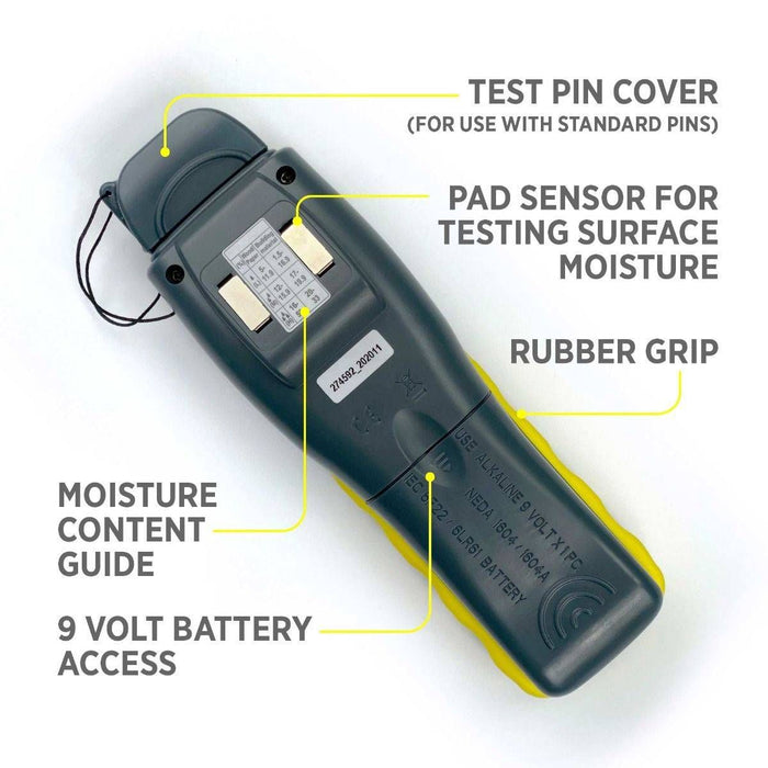 General Tools Pin/Pinless Moisture Meter w/Temp and Humidity