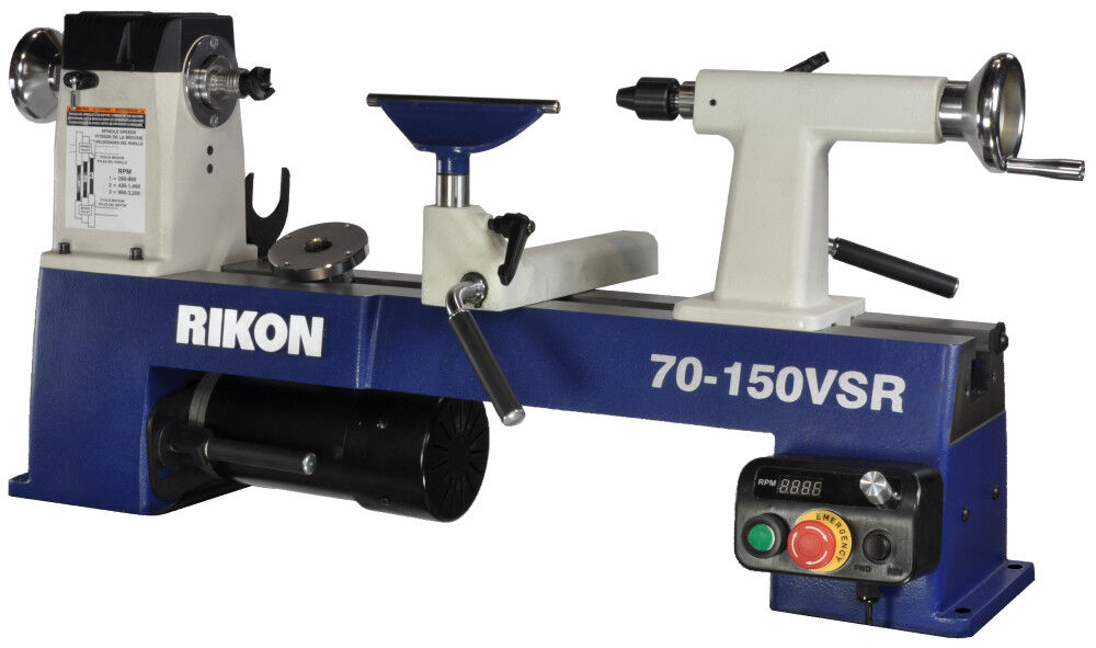 RIKON Power Tools 3/4 HP Variable Speed Midi-Lathe 12"x 16.5"