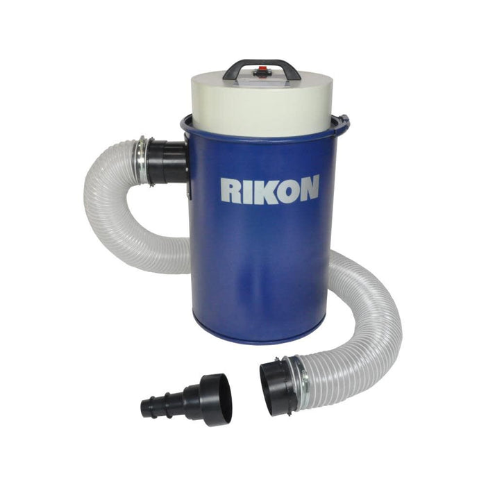 Rikon Dust Extractor With Fittings & Wall Mount, 12 Gallon Capacity