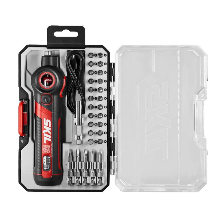 SKIL Twist 2.0 Rechargeable 4V Screwdriver with 28-Piece Bit Kit