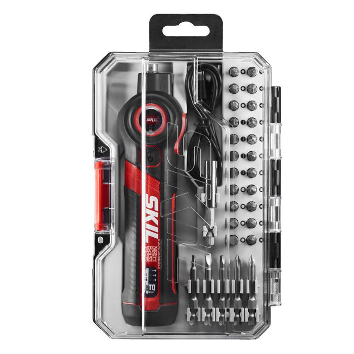 SKIL Twist 2.0 Rechargeable 4V Screwdriver with 28-Piece Bit Kit