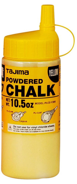 TAJIMA Chalk-Rite Ultra Fine Chalk 10.5 oz. Yellow