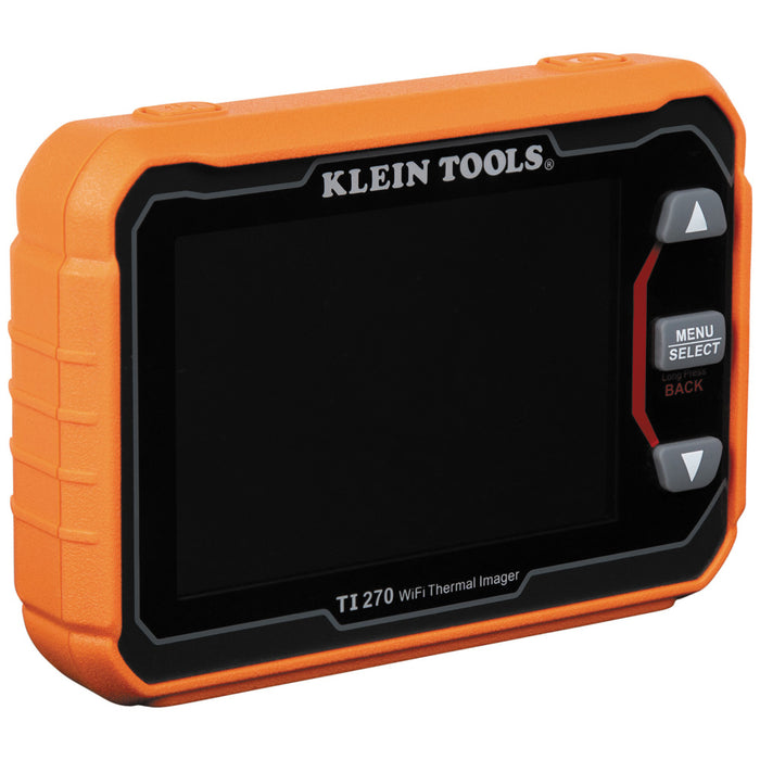 Klein Tools TI270 Rechargeable Thermal Imaging Camera, Over 10000 Pixels, Wi-Fi Data Transfer, 3 Palettes, High / Low Temperature Points