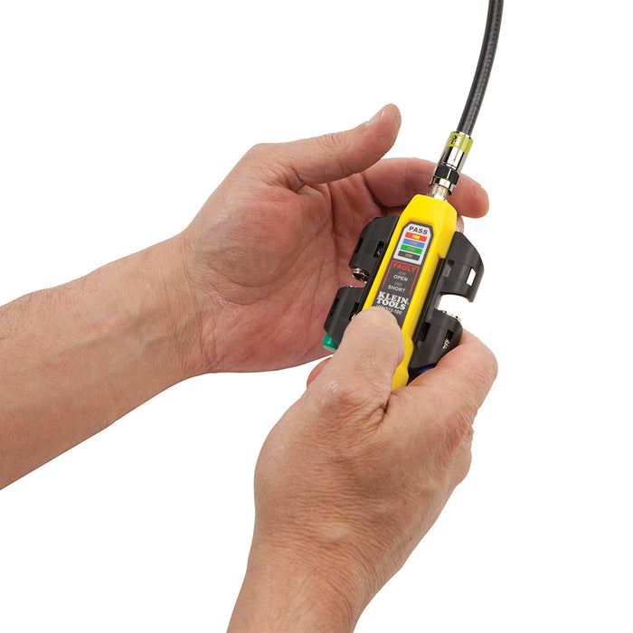 Klein Tools VDV512-101 Explorer 2 Coax Tester Kit, Includes Cable Tester / Wire Tracer / Coax Mapper with Remotes to Test up to 4 Locations