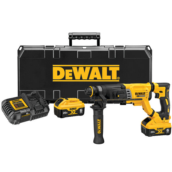 DeWALT 20V MAX 1-1/8 In. Brushless Cordless SDS Plus D-Handle Rotary Hammer Kit