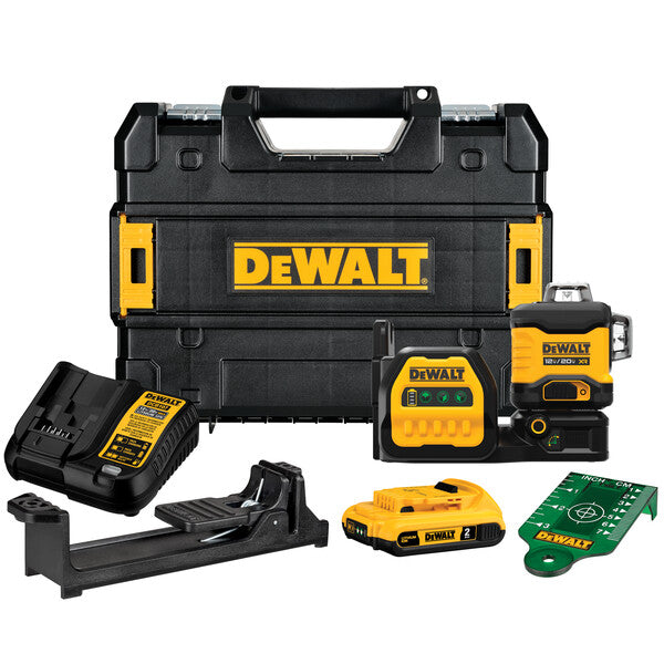 DeWALT 20V 3x360 Green Laser with Battery and Charger