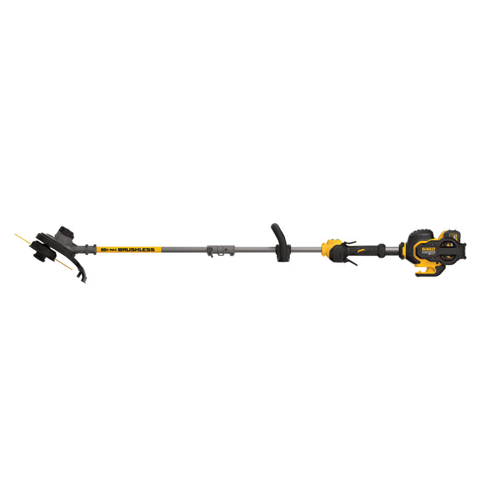 DeWALT 60V FlexVolt MAX Lithium-Ion Cordless Brushless 15 In. String Grass Trimmer with 3.0Ah Battery and Charger Included