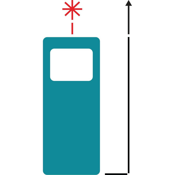 Makita LD080P - Laser Distance Measure, 262'