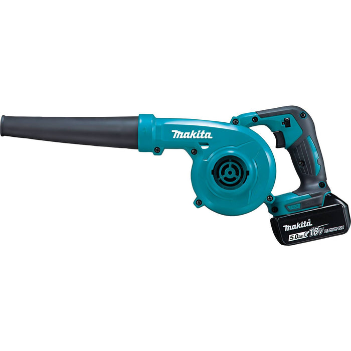 Makita XBU05ST1 - 18V LXT Lithium-Ion Cordless Blower Kit, bag, with one battery (5.0Ah)