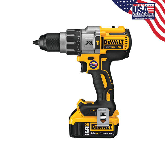 DeWALT 20V MAX XR Lithium-Ion Brushless Premium 3-Speed Hammer Drill Kit