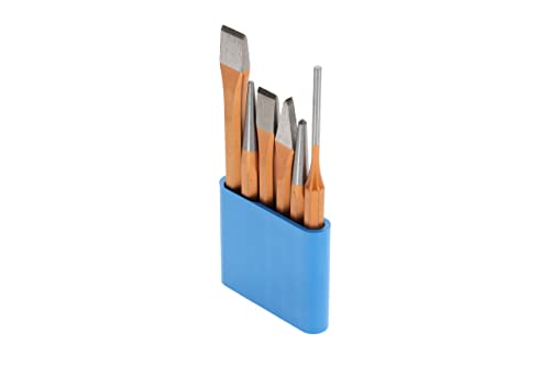 GEDORE 6-Piece Chisel and Punch Set in Plastic Holder