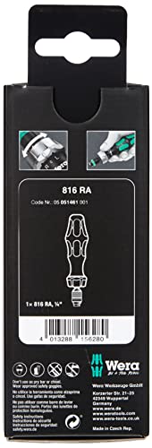 Wera Tools 816 RA Kraftform Plus Ratchet Screwdriver