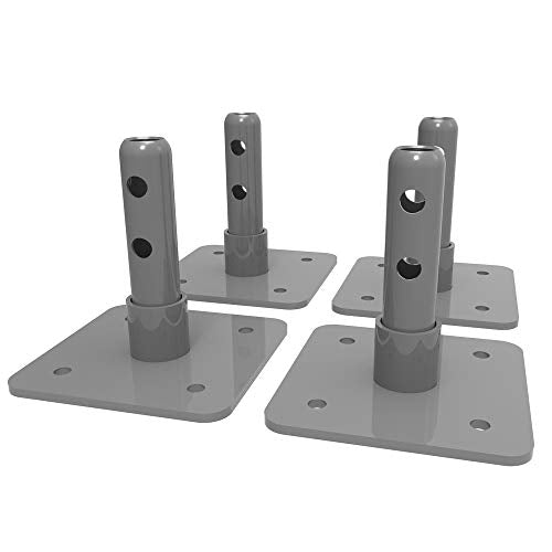 MetalTech Base Plates for Baker Interior Fixed Scaffolds (Set of 4)