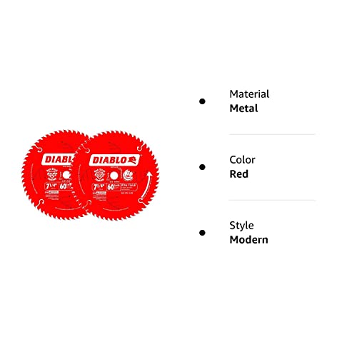 Freud D0760A 7-1/4-Inch 60T Diablo Ultra Finish Work Table Saw Blade