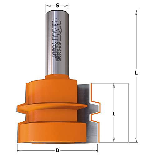 CMT Reverse Glue Joint Bit 1/2 In. Shank 1-3/4 In. Diameter