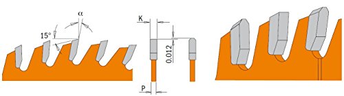 CMT 12 In x 72 x 1 In Industrial Cabinet Shop Blades