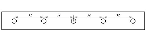 CMT Hinge Boring Head with 5 Adaptors