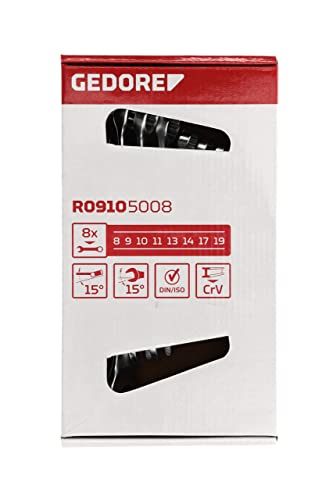 Gedore Red 24-Piece Combination Spanner Set Size 6-32mm