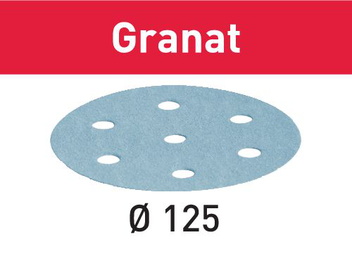 Festool Granat P80 Grit 5-Inch (125mm) Diameter Abrasive Sanding Discs (Pack of 50)