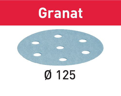 Festool Abrasive sheet STF D125/8 P100 GR/100 Granat