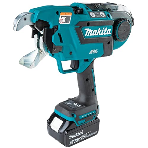 Makita 18V LXT Lithium-Ion Brushless Cordless Deep Capacity Rebar Tying Tool Kit (5.0Ah)