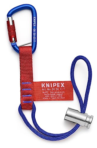 KNIPEX Tethering Adaptor Straps with Captive Eye Carabiner up to 13 lbs.