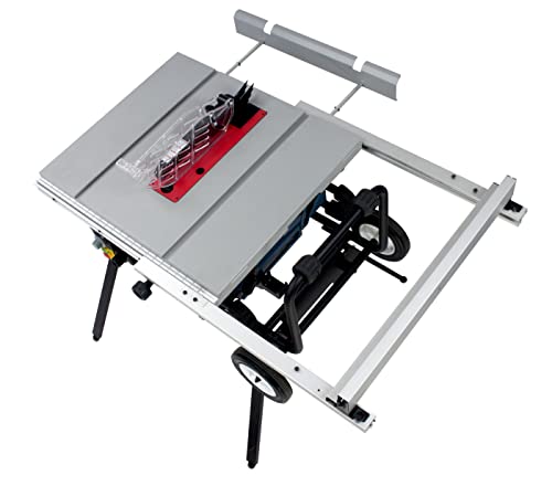 RIKON 10 Inch Portable Table Saw with 2 HP Variable Speed Motor, 28-Inch Rip Capacity includes Quick-Release Blade Guard, Riving Knife for Through Cuts and the Capability of Cutting 13/16” Dadoes