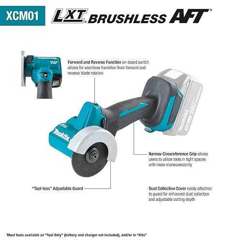 Makita 18V LXT Lithium-Ion Brushless Cordless 3 In. Cut-Off Tool (Bare Tool)