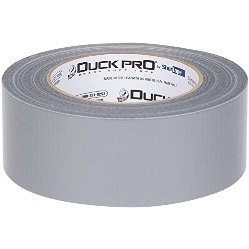 Shurtape Duck Pro Utility Grade, Co-Extruded Cloth Duct Tape for Packaging, Sealing, Waterproofing