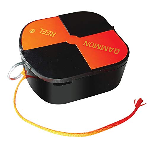 Gammon Reel 12-ft Red Cord with Hi-Vis Target for Construction