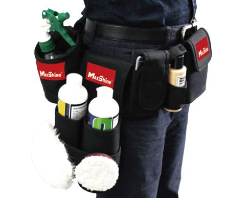 MaxShine Adjustable 5-Pocket Oxford Car Detailing Tool Belt