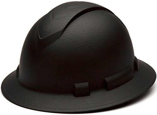 Pyramex Ridgeline Full Brim Hard Hat, 4-Point Ratchet Suspension