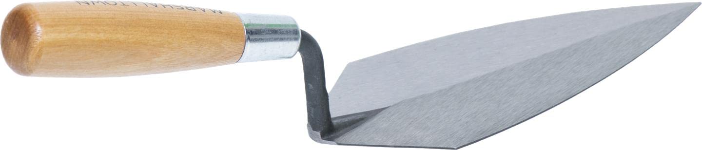 MARSHALLTOWN Pointing Trowel, BASE Blade, Philadelphia Pattern, Forged from a Single Piece of High Carbon Steel,BASE, Repair Mortar Joints, Masonry, Made in the USA, BASE