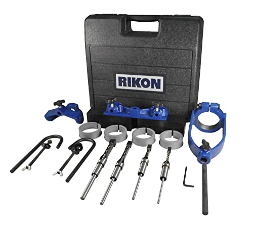 RIKON Morticing Attachment with Chisels Fits 13 In., 17 In., 20 In., 34 In. Drill Presses