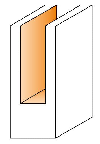 CMT Straight Bit, 1/2-Inch Shank, 1/2-Inch Diameter