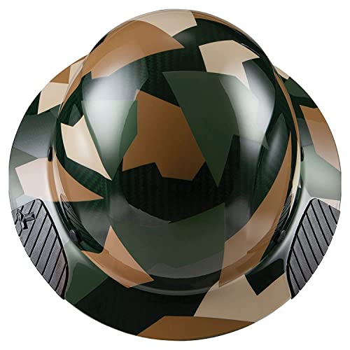 LIFT Safety DAX Jungle Carbon Fiber Full Brim Hardhat