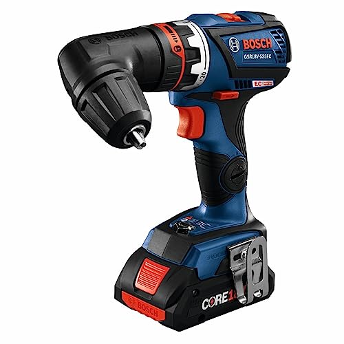 Bosch 18V Drill/Driver Combo Kit with 5-In-1 Flexiclick System and (1) CORE18V 4 Ah Advanced Power Battery