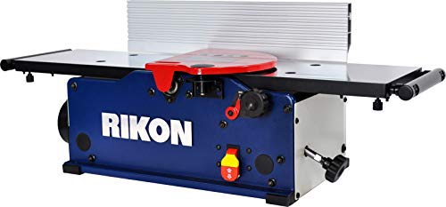 RIKON 20-800H | 8" Benchtop Jointer with a 6-Row Helical-Style Cutter Head with 16 Carbide, 2-Edge Insert Cutters