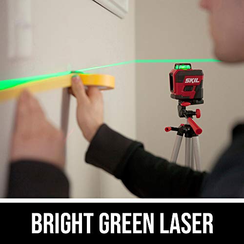 SKIL Self-Leveling Green Cross Line 360-Degree Laser Level with Tripod