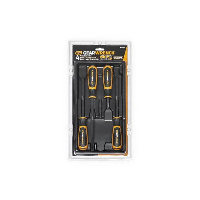 GEARWRENCH 4-Piece Dual Material Wide Scraper Set