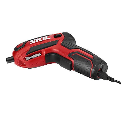 SKIL Rechargeable 4V Screwdriver with Pivot Grip with Magnetic Bit Storage