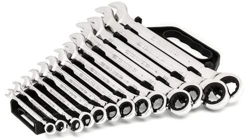 GEARWRENCH 13-Piece 72-Tooth 12 Point Ratcheting Combination SAE Wrench Set